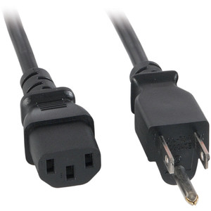Main product image for IEC 6 ft. Power Cord Black 16/3 110-140